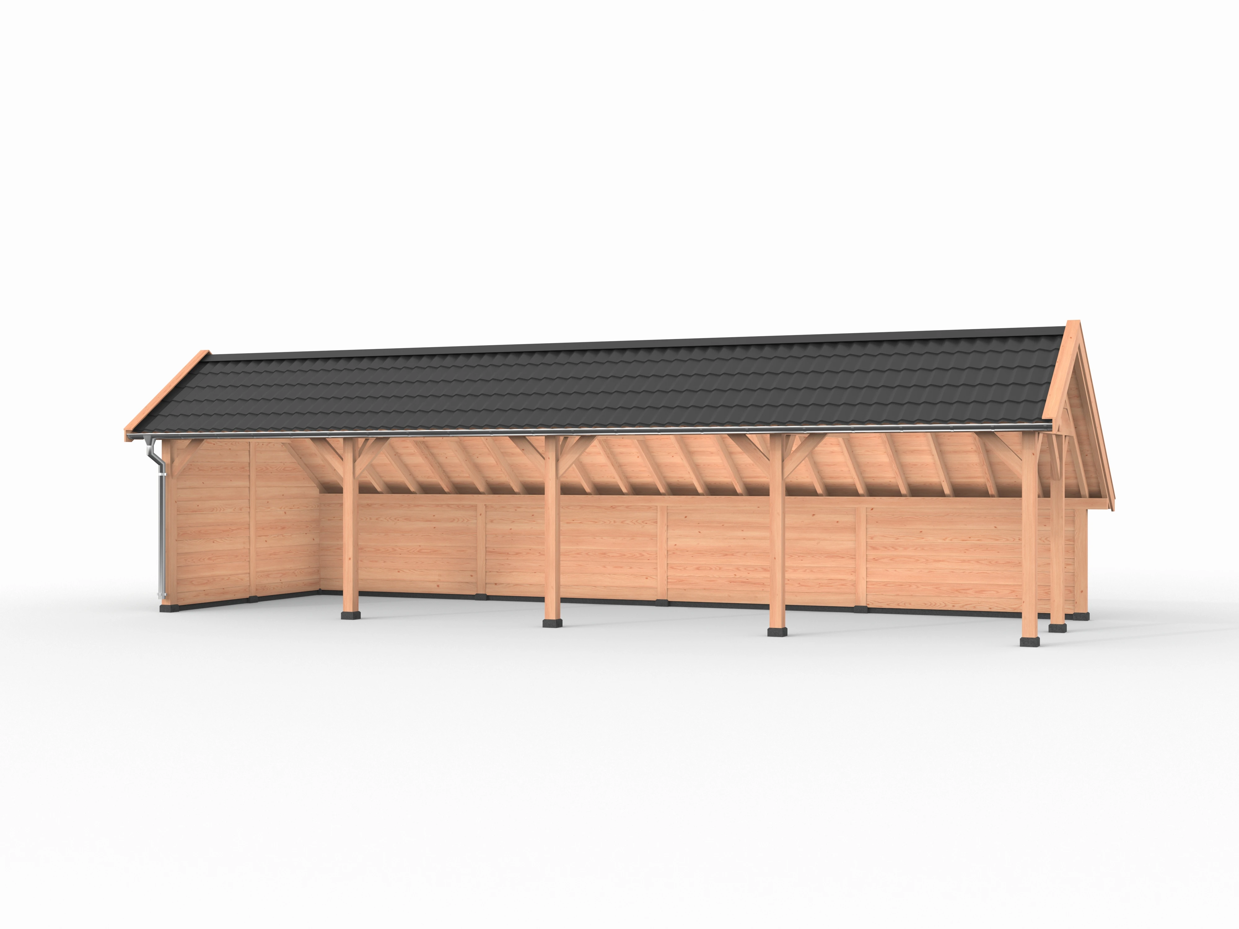 Douglas Kapschuur, 1200 x 400, met achterwand en zijwand, Westwood Deluxe - Afbeelding 1